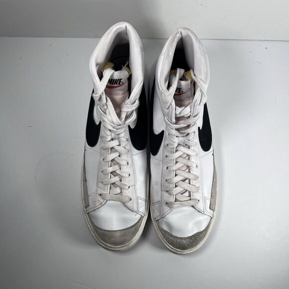 Nike Blazer Mid '77 Vintage White Black Shoes Sneakers 2021 Men's 11 - Picture 6 of 8